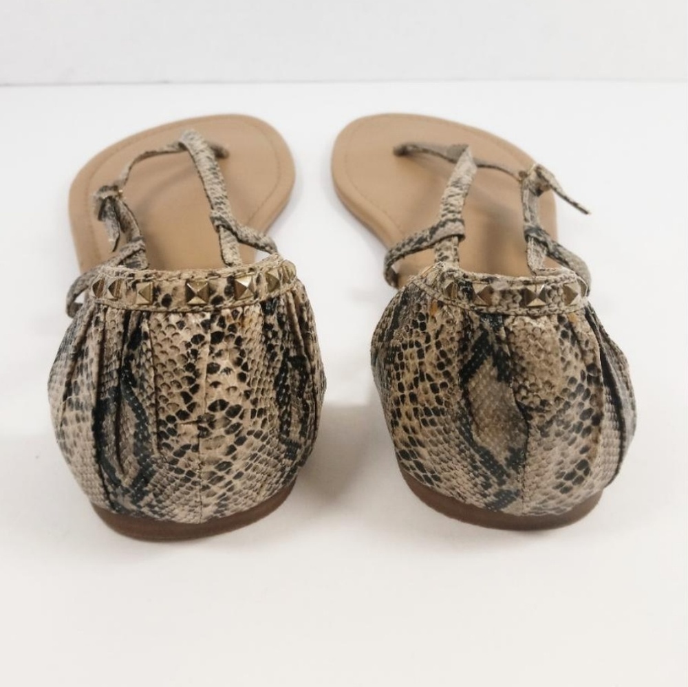 Charlotte Russe faux snake thong sandal - Picture 3 of 4